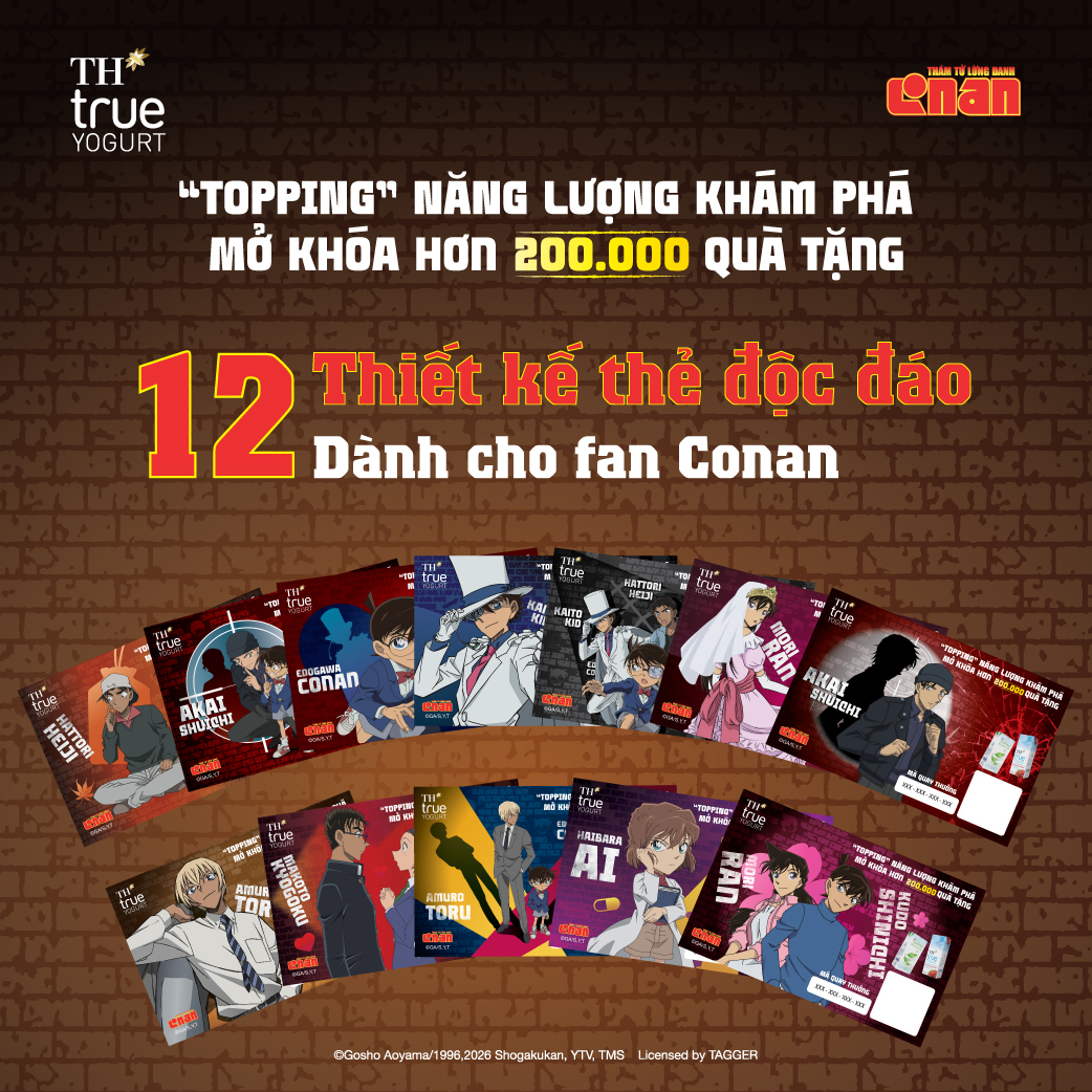 Detective Conan x TH True Yogurt - Promotional Campaign